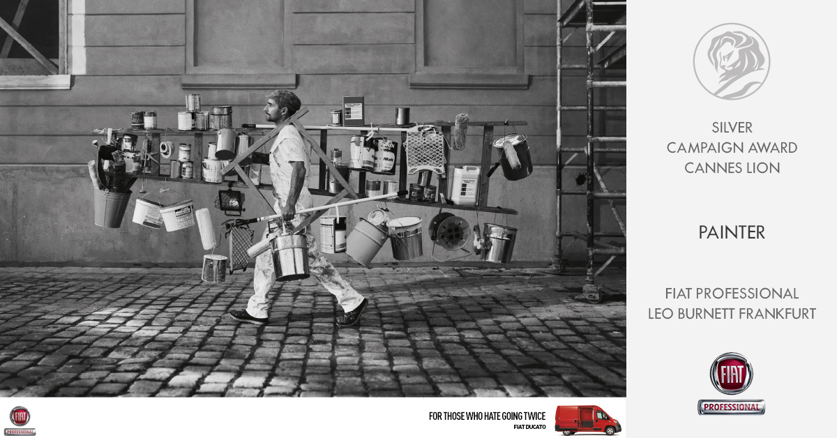 “Сребрен лав” за кампањата за печатени медиуми на Fiat  Professional Ducato